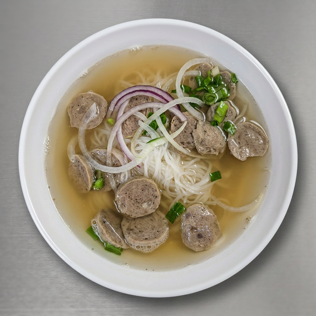 Beef Ball Pho.