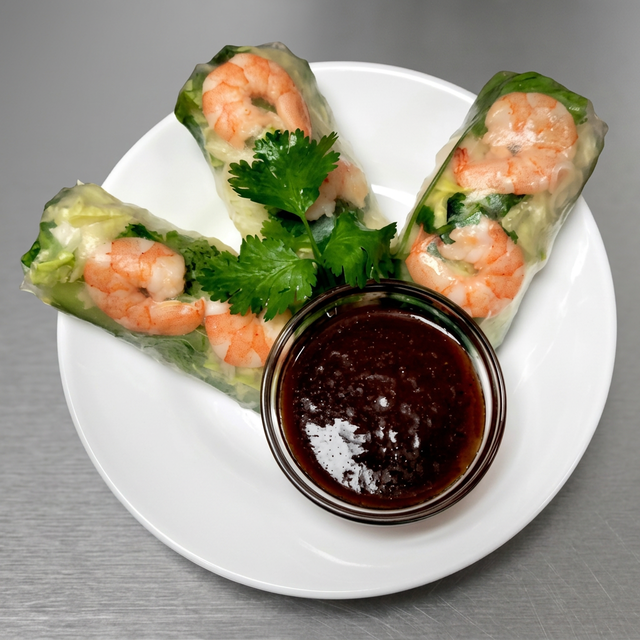 Shrimp Salad Rolls.